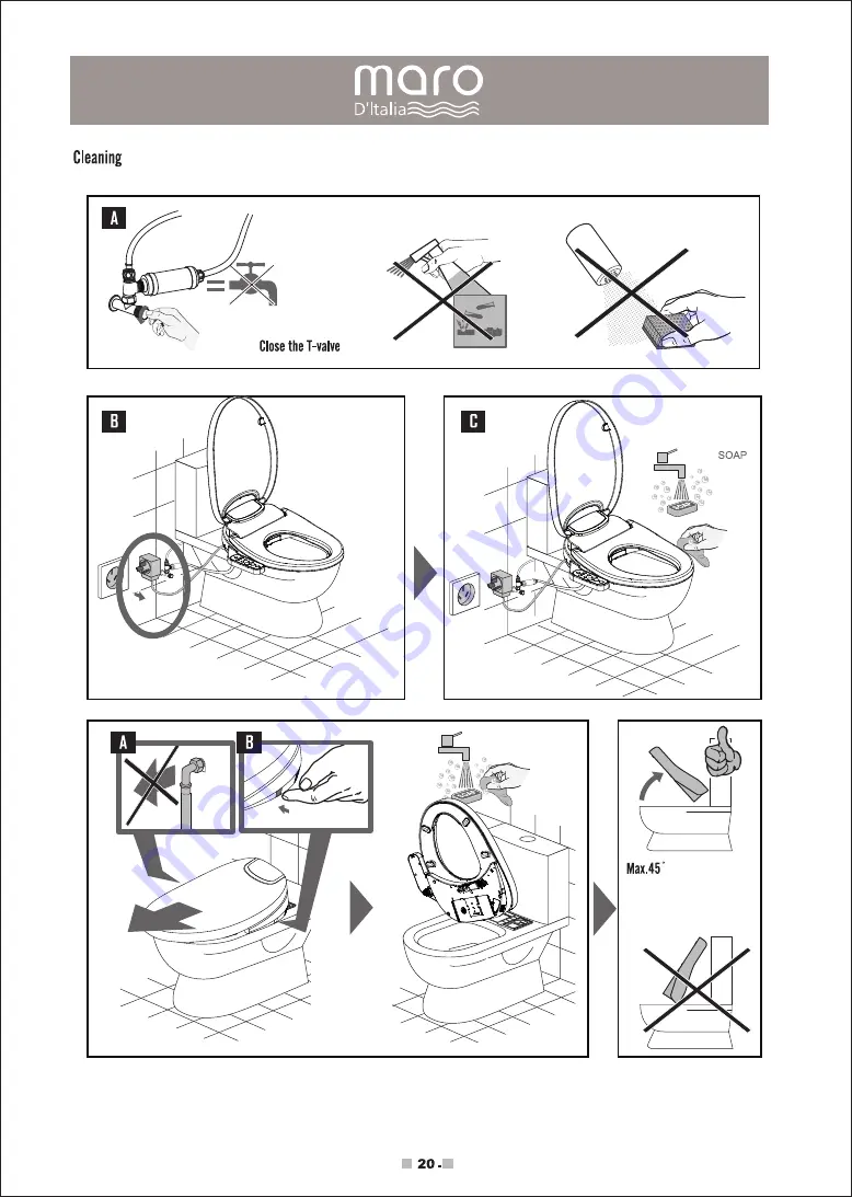 Maro AQUALET PIAVE DI800 Operating Instructions Manual Download Page 21