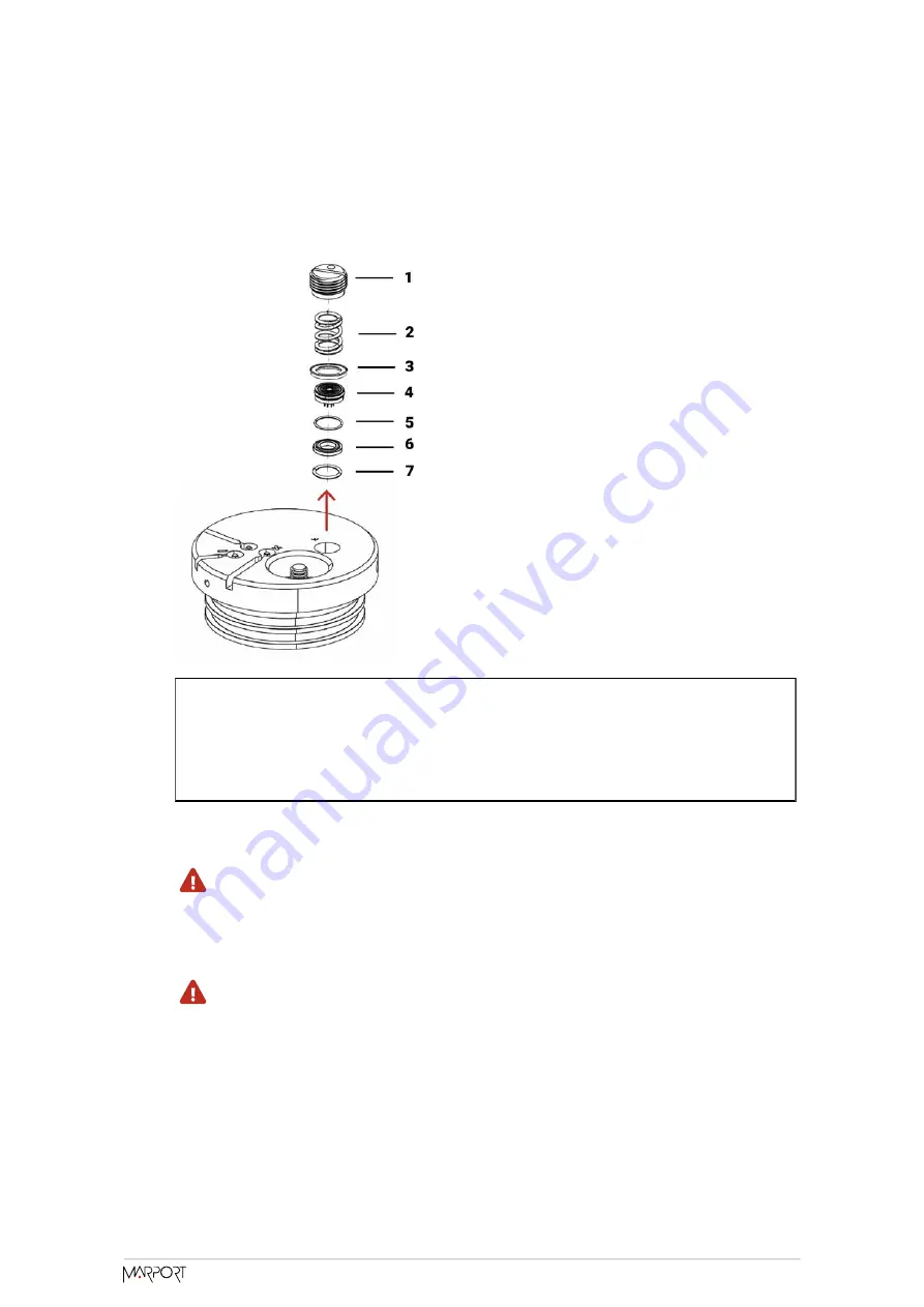 Marport Pro Trident XXL bottle Maintenance Manual Download Page 23