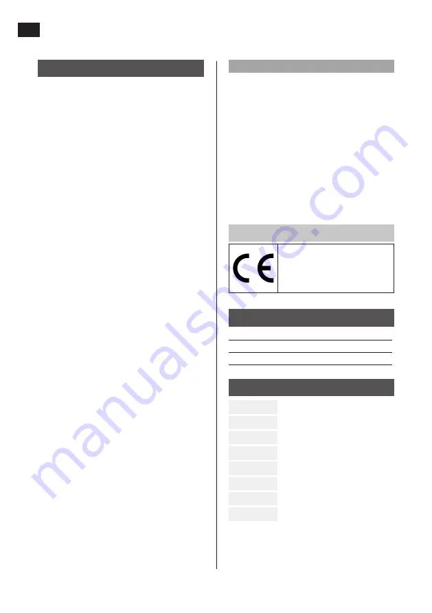 Marquant 006041 Operating Instructions Manual Download Page 8