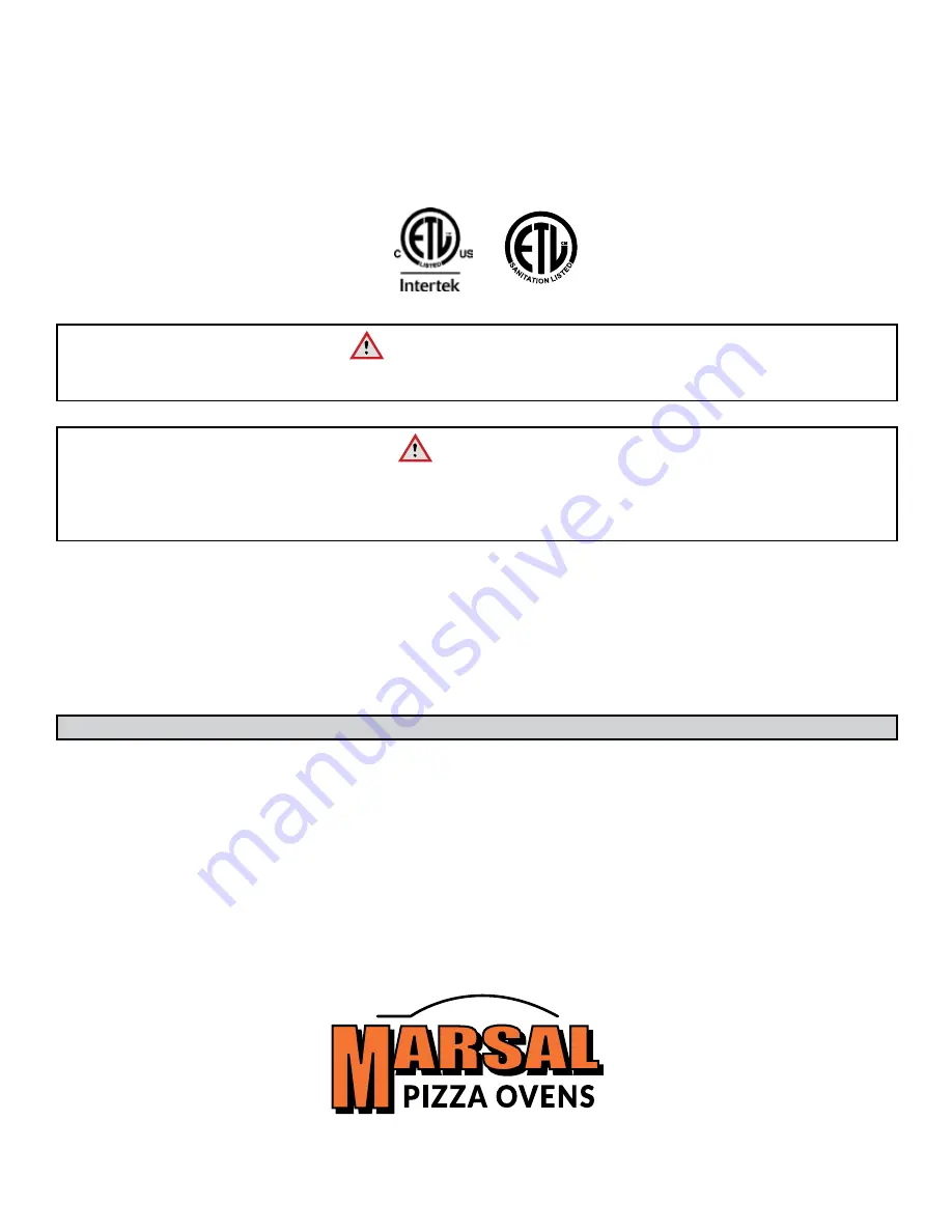 MARSAL CT-301 Installation & Operating Manual Download Page 1