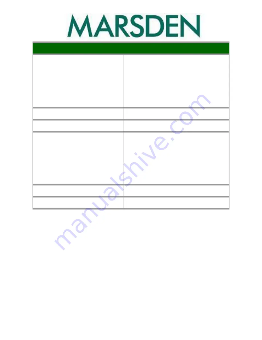 marsden B-300 User Manual Download Page 23