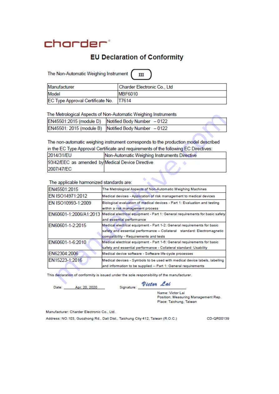 marsden MBF-6000 User Manual Download Page 27