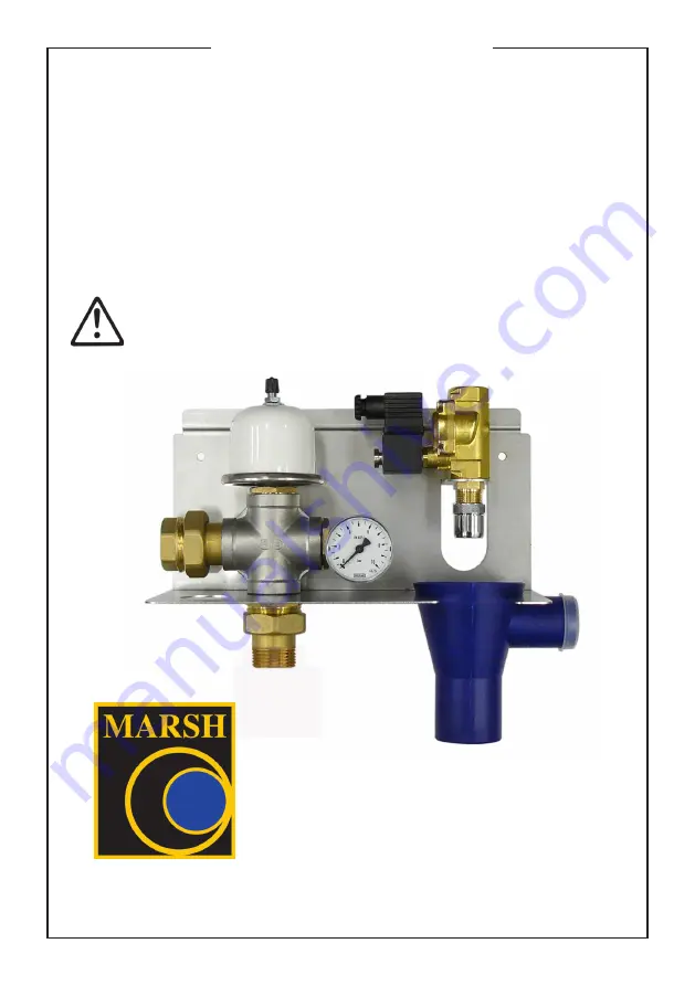 Marsh Rain Cell Installation And Operation Manual Download Page 1