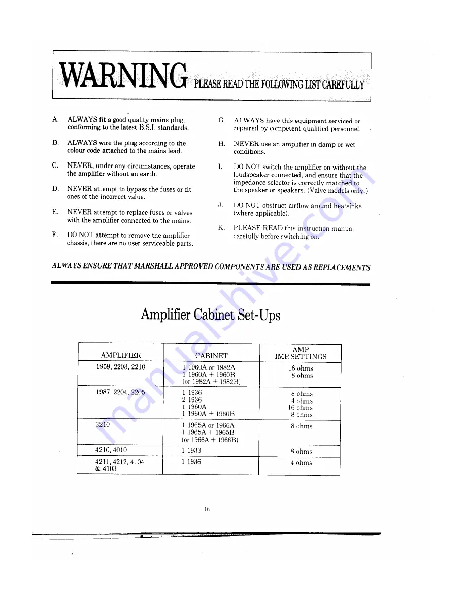 Marshall Amplification 1959 Handbook Download Page 18