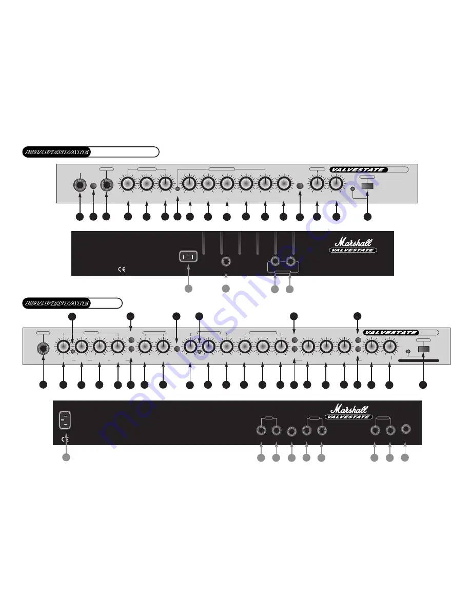 Marshall Amplification Valvestate VS230R Handbook Download Page 7