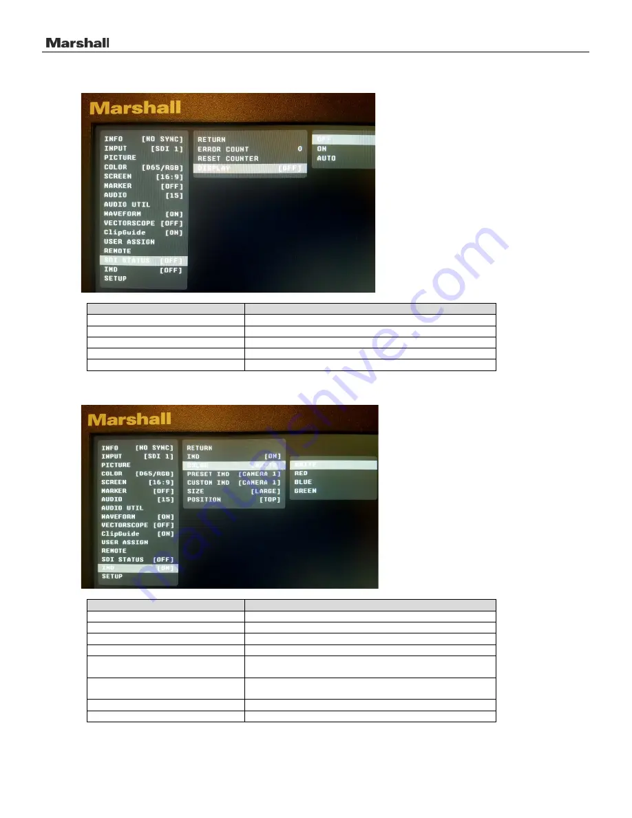 Marshall Electronics OR-185-3GSDI User Manual Download Page 20