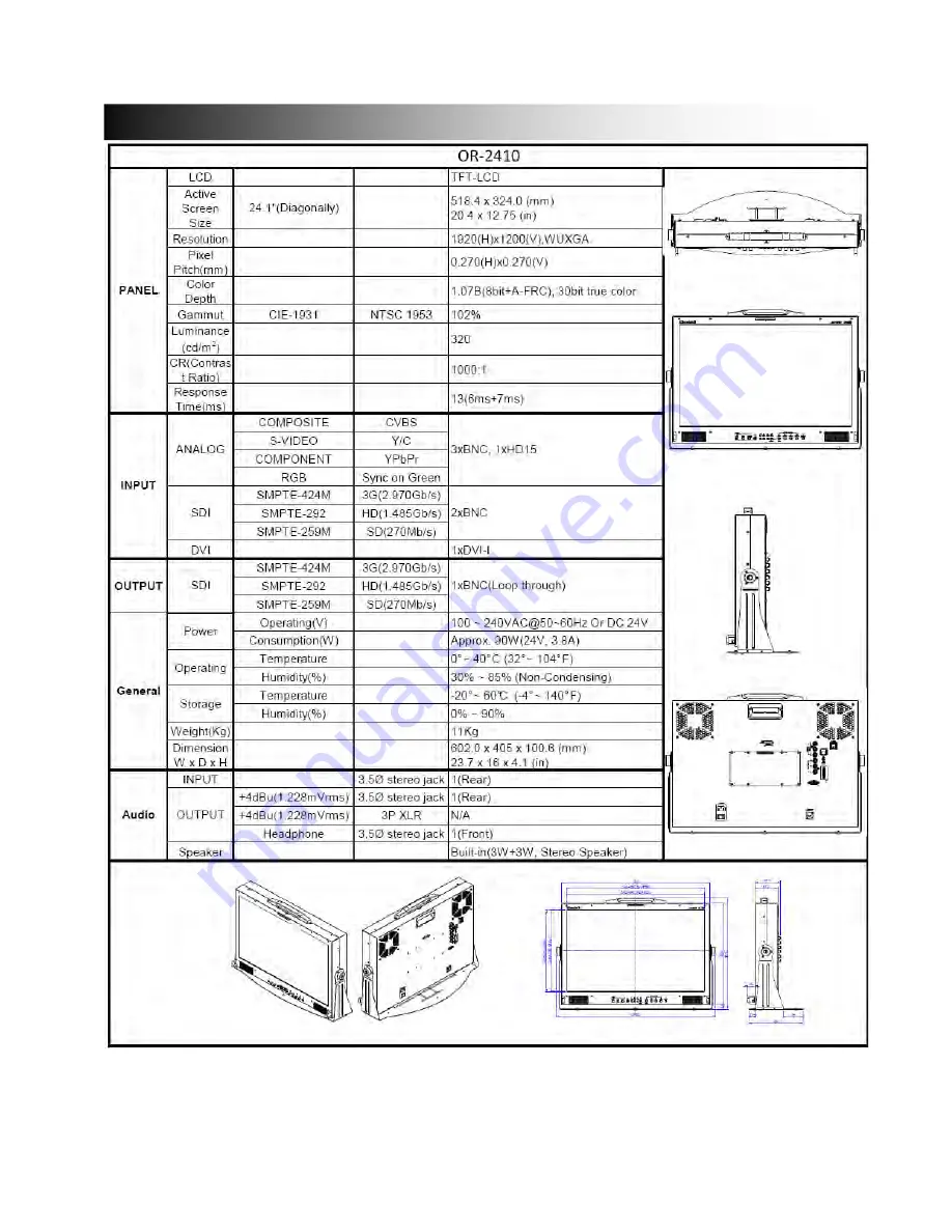 Marshall Electronics Orchid OR-2410 Скачать руководство пользователя страница 36