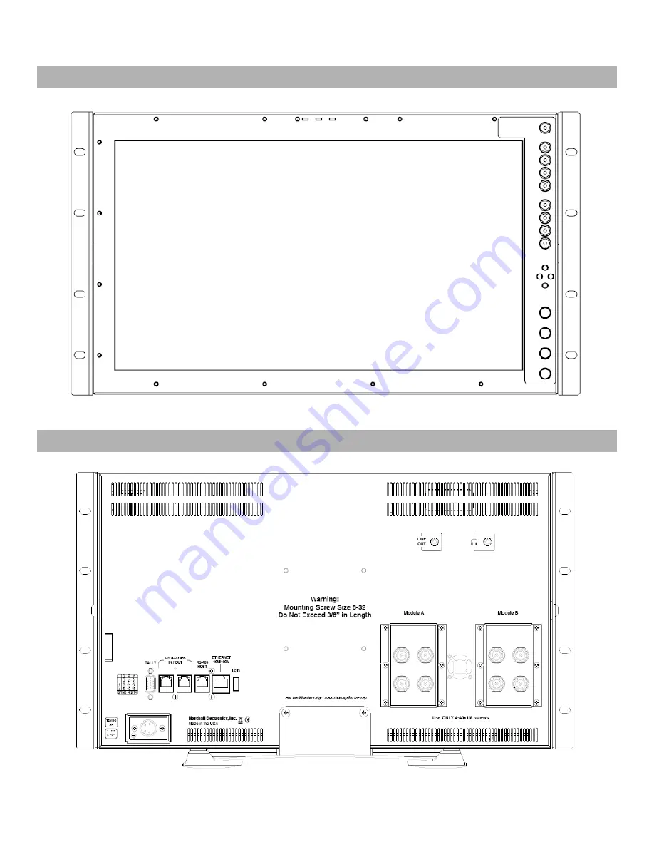 Marshall Electronics QVW-1708 Operating Instructions Manual Download Page 4