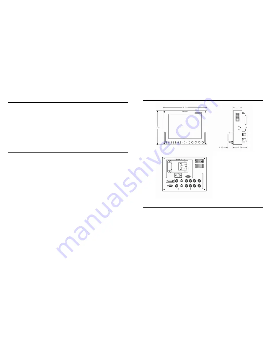 Marshall Electronics V-LCD84SB-AFHD Operating Instructions Manual Download Page 4