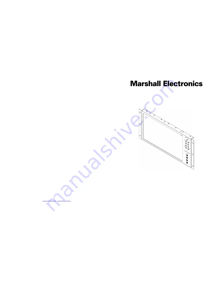 Marshall Electronics V-MD151 Operating Instructions Manual Download Page 1