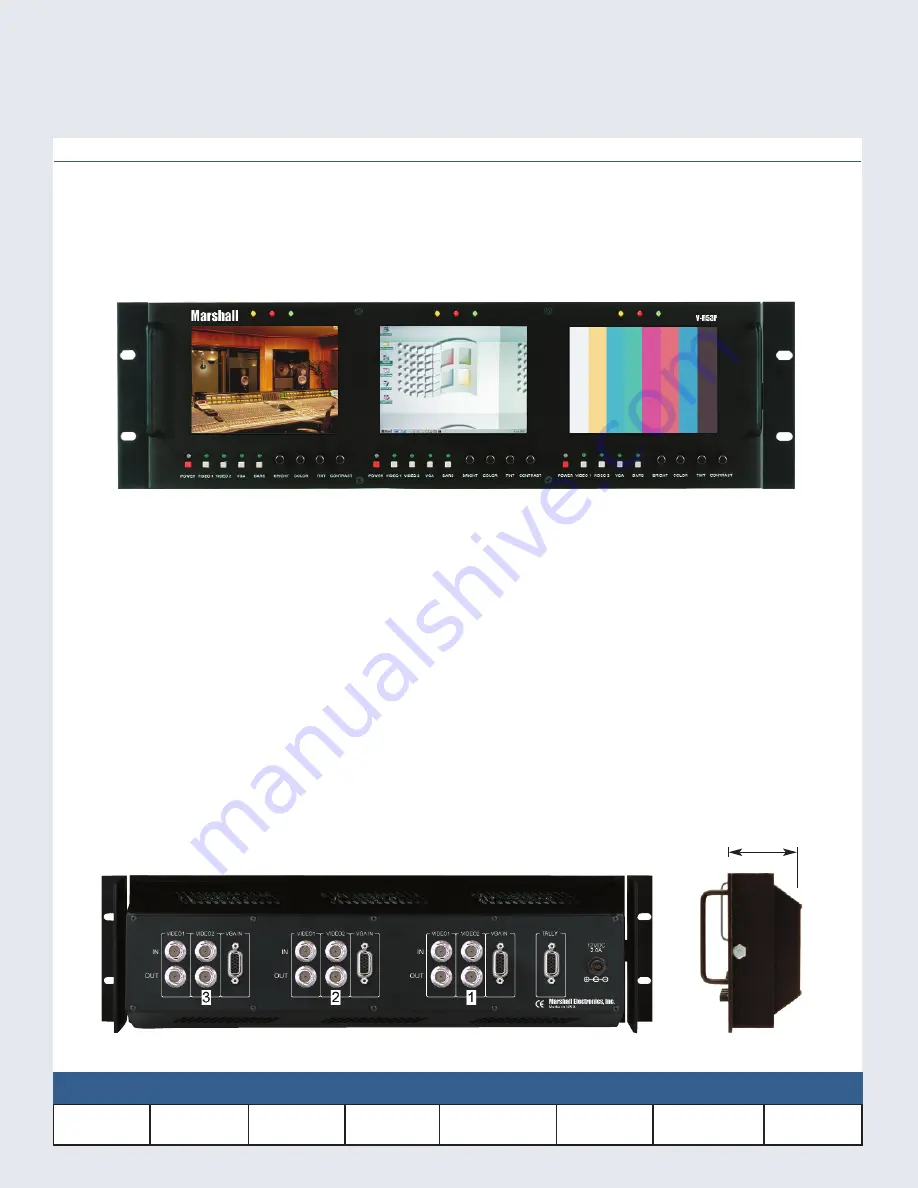 Marshall Electronics V-R53P Instruction Sheet Download Page 1