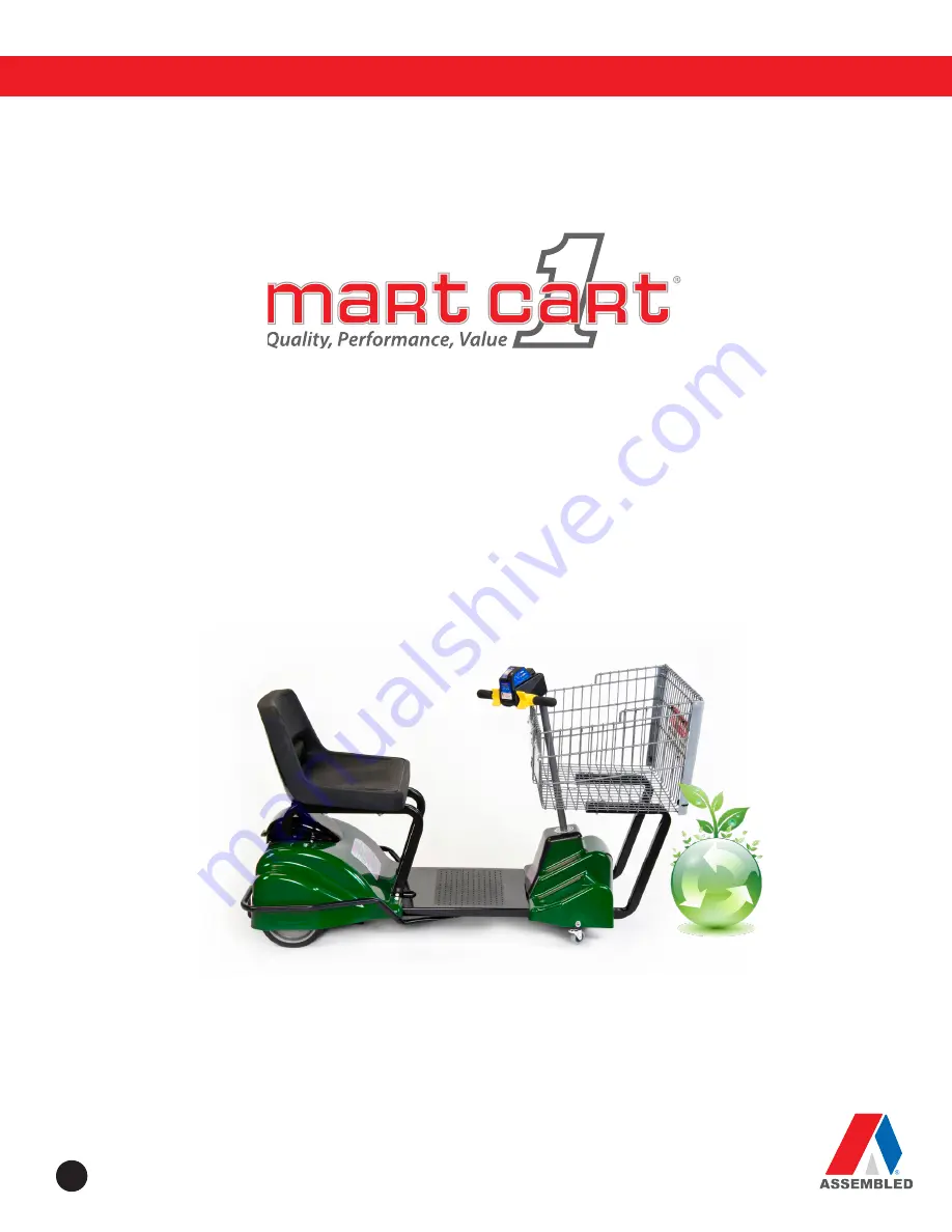 mart cart 1 280-5563 Owner'S Manual Download Page 1