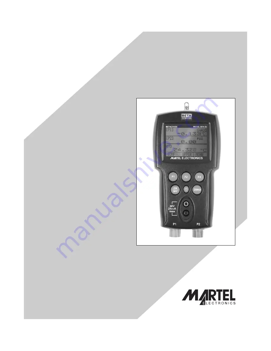 Martel 311A-Ex Reference Manual Download Page 1