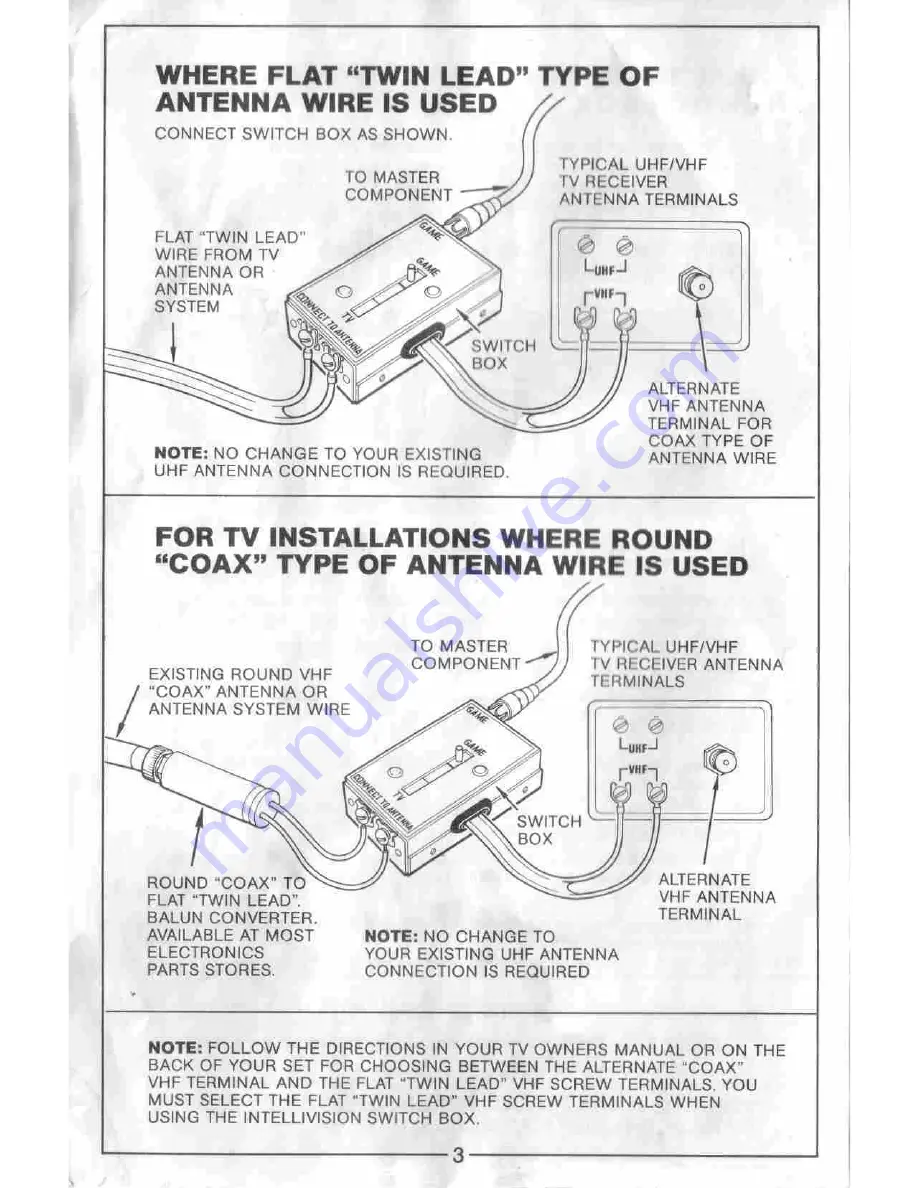 Martel Intellivision Master Component Manual Download Page 4