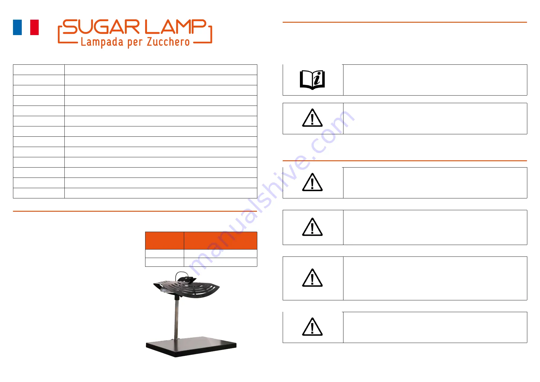 Martellato LAMP01 Use And Maintenance Download Page 14