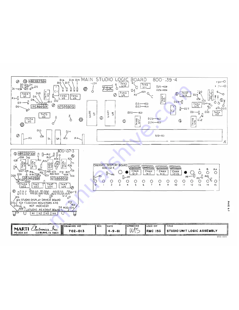 Marti Electronics RMC15 A Instruction Manual Download Page 47