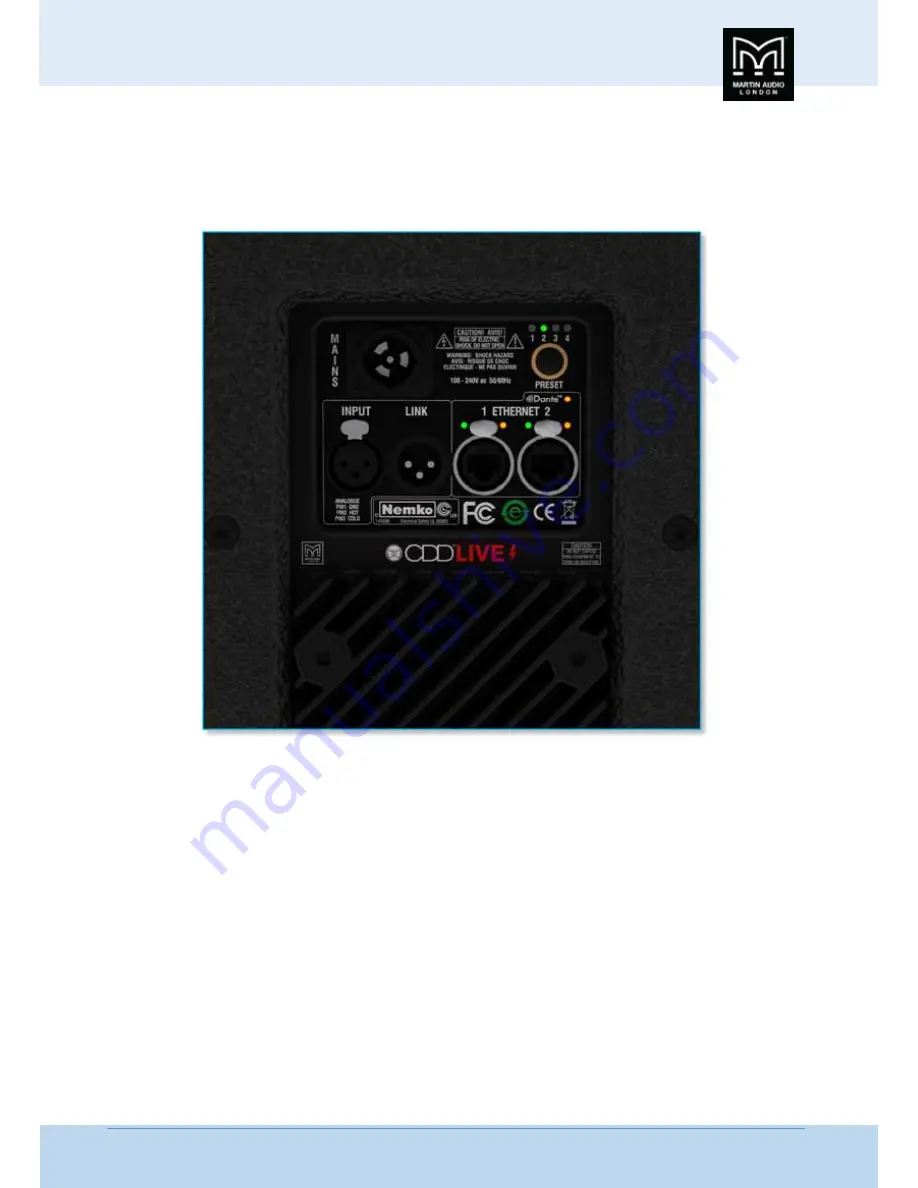 Martin Audio CDD-LIVE! Series User Manual Download Page 17