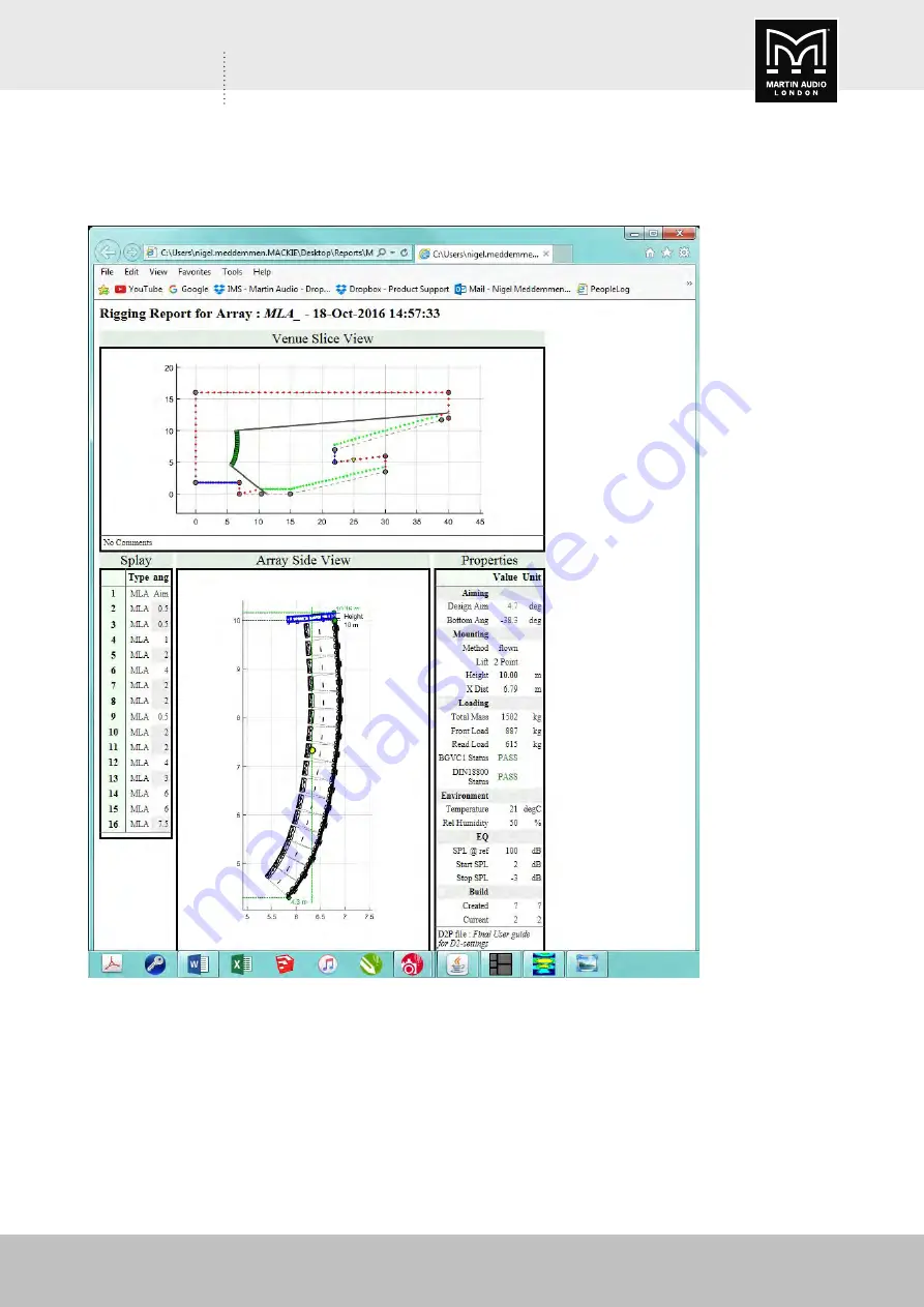 Martin Audio MLA MINI Advanced User'S Manual Download Page 164