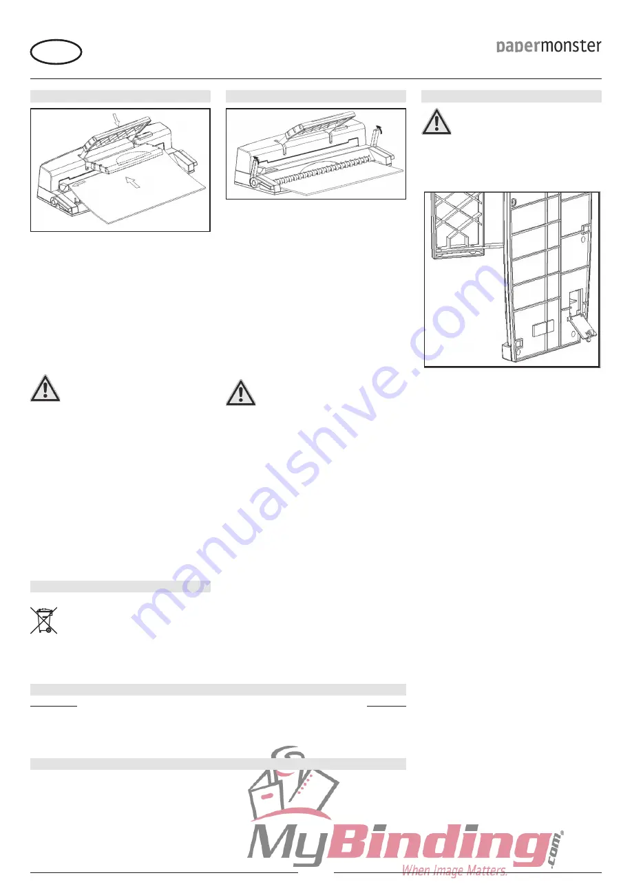 Martin Yale Industries Papermonster PB8 Operating Instructions Manual Download Page 6