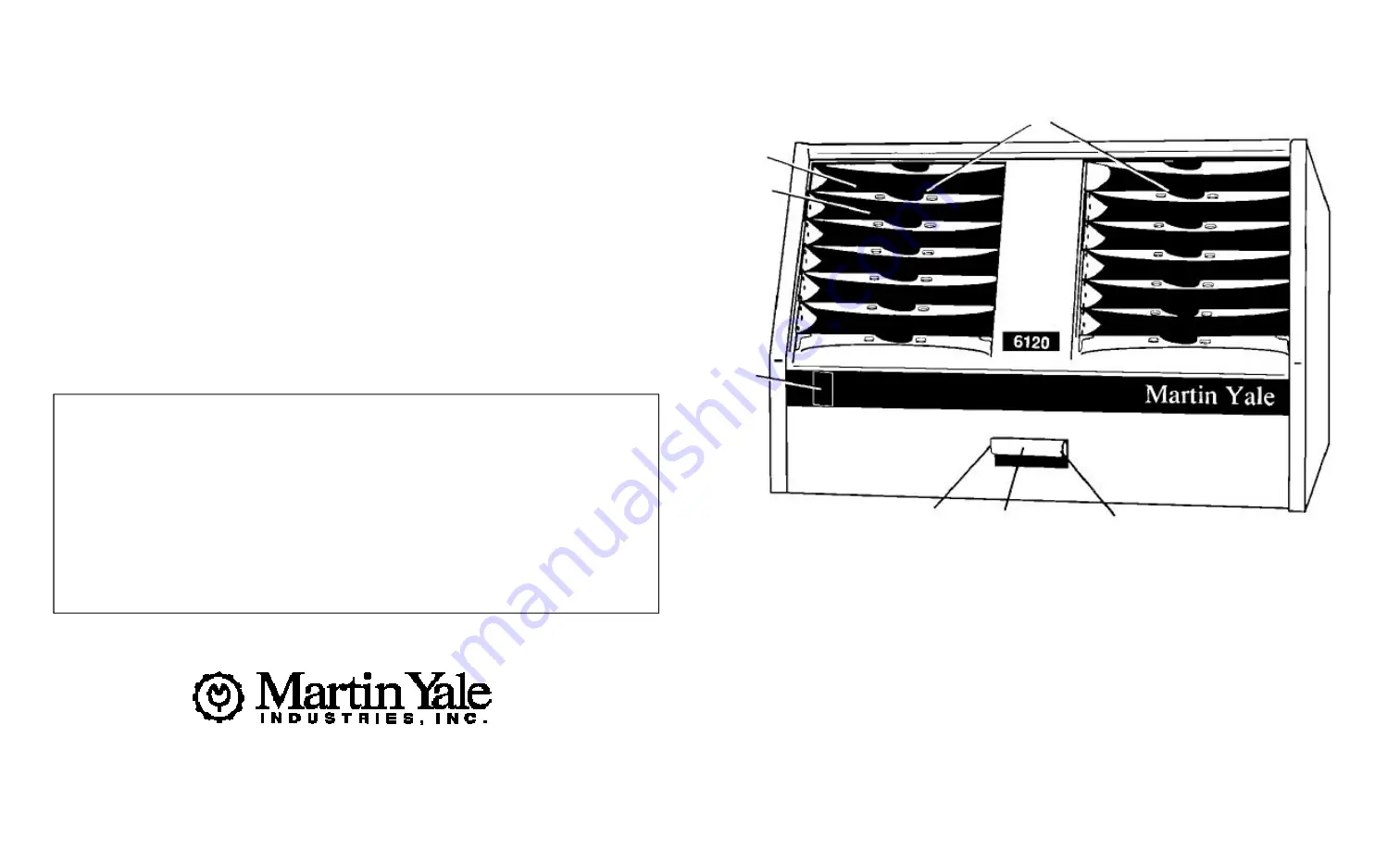 Martin Yale 6120 Instruction Manual Download Page 1