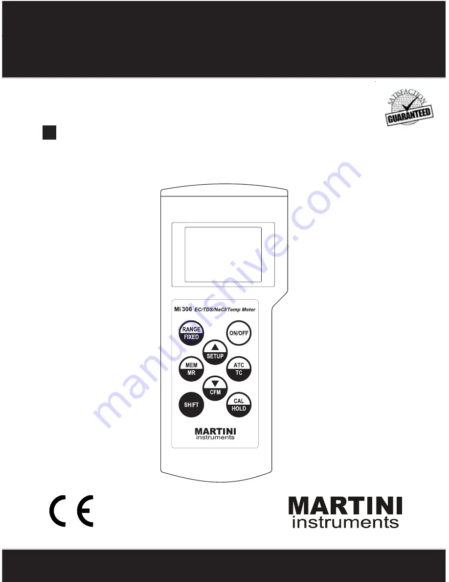 Martini Instruments MI 306 Скачать руководство пользователя страница 1