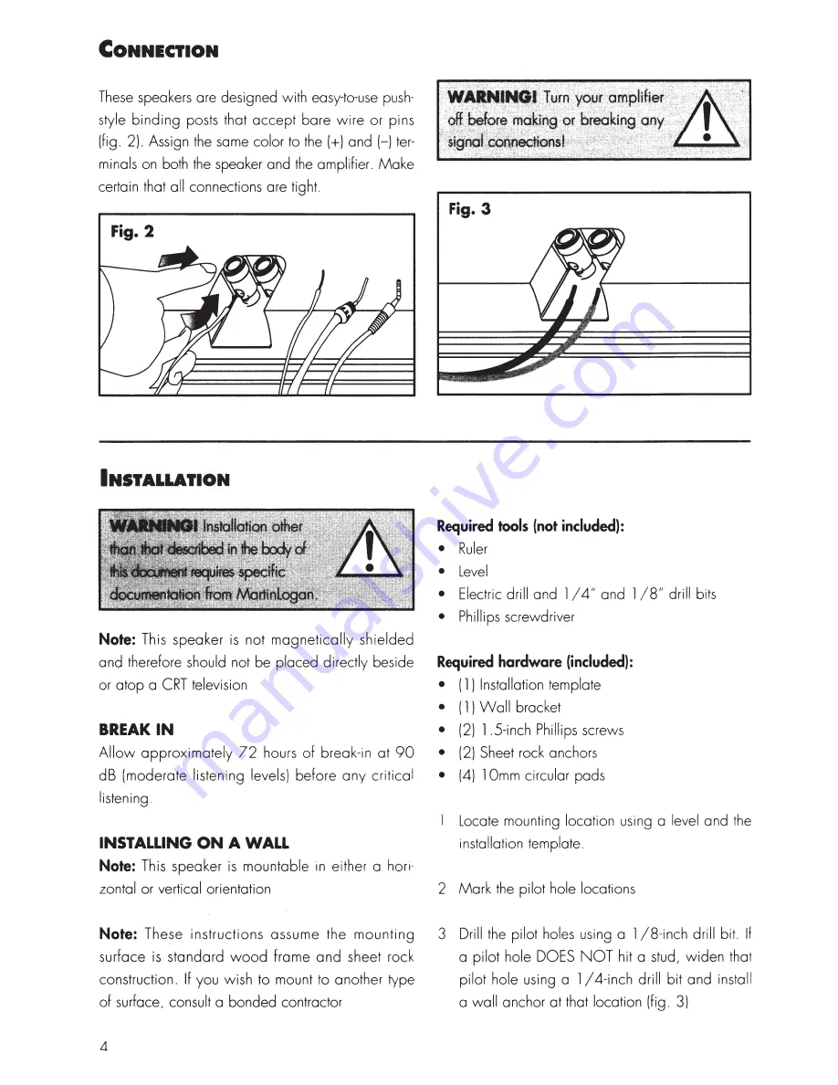 MartinLogan Motion SLM User Manual Download Page 4