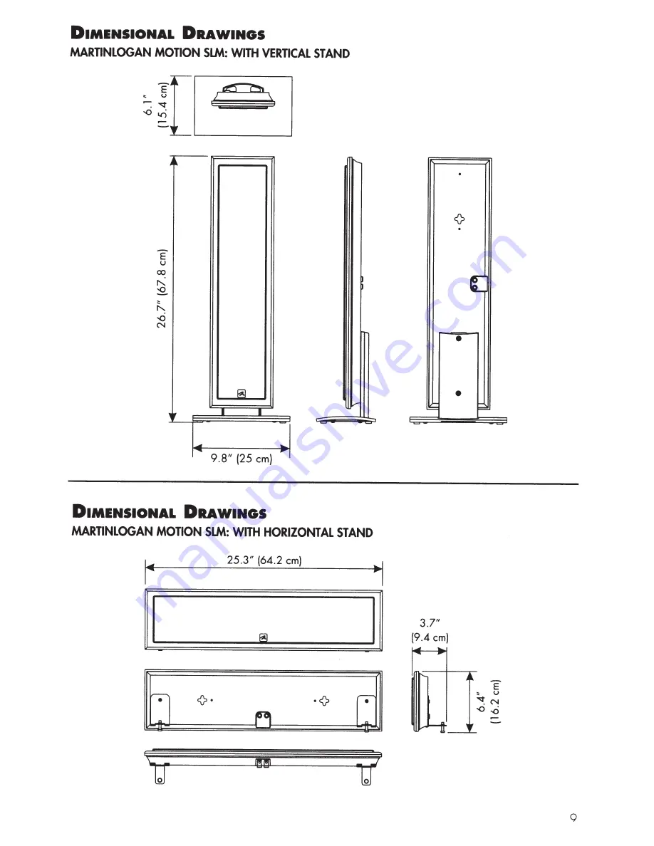 MartinLogan Motion SLM User Manual Download Page 9