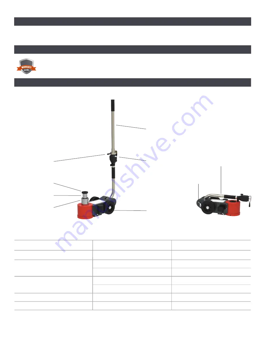 MARTINS Industries MFJ-S30T Manual Download Page 3