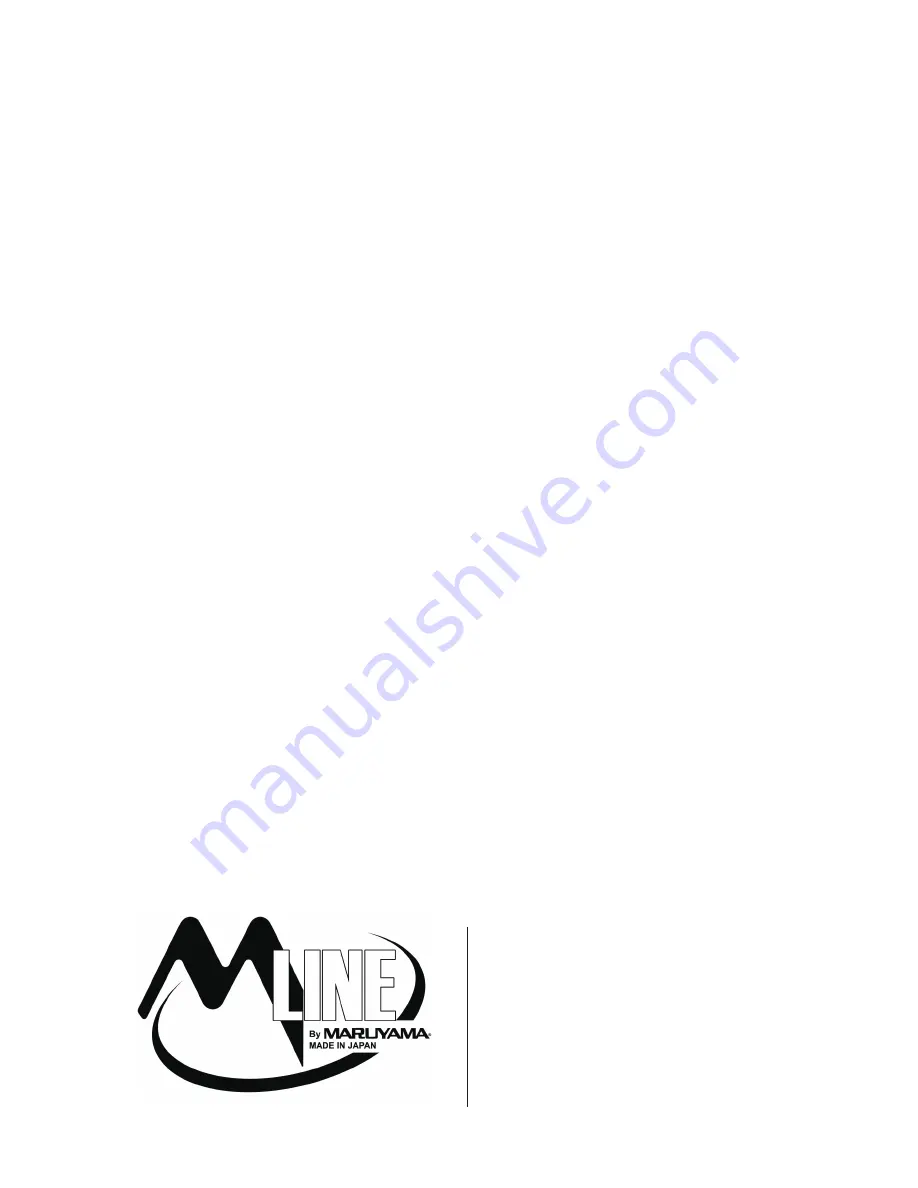 Maruyama M-LINE MT23L Owner'S/Operator'S Manual Download Page 72