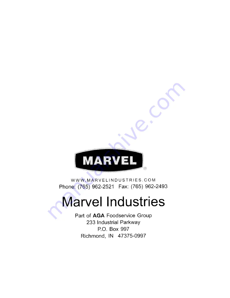 Marvel 6OHKSSF Installation, Operation & Maintenance Instructions Manual Download Page 8