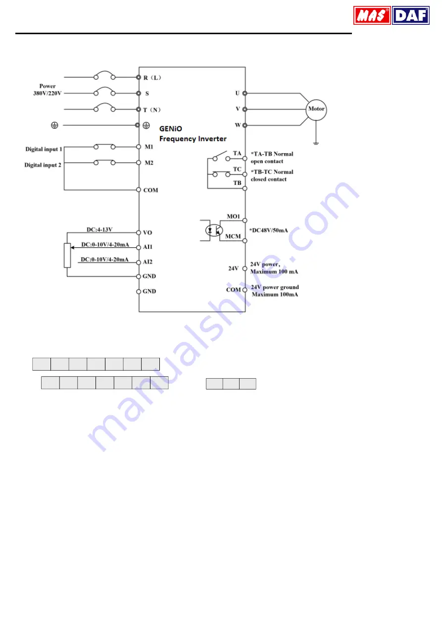 MAS Genio INM Series Operating Manual Download Page 11