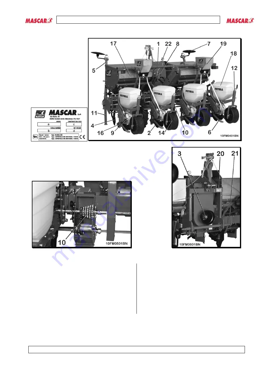 MASCAR FUTURA 2 Use & Maintenance Manual Download Page 5