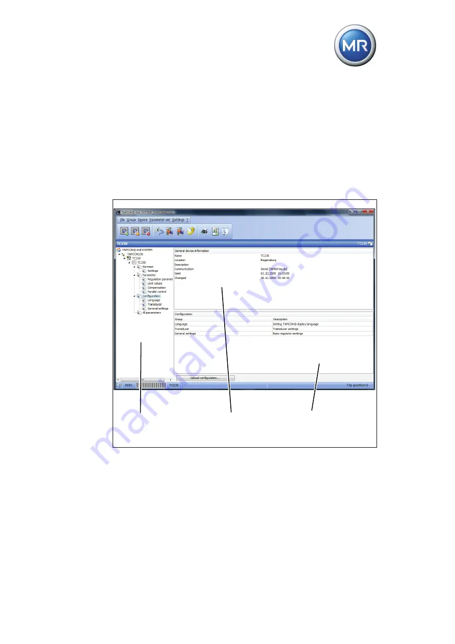 Maschinenfabrik Reinhausen TAPCON 230 expert Operating Instructions Manual Download Page 75