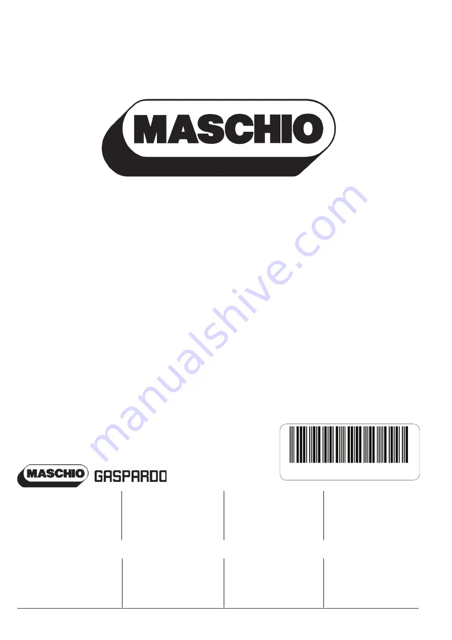 Maschio PANTERA 420 Use And Maintenance Download Page 90