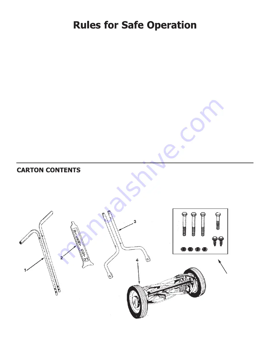 MASCOT 45-0252LW Owner'S Manual Download Page 2