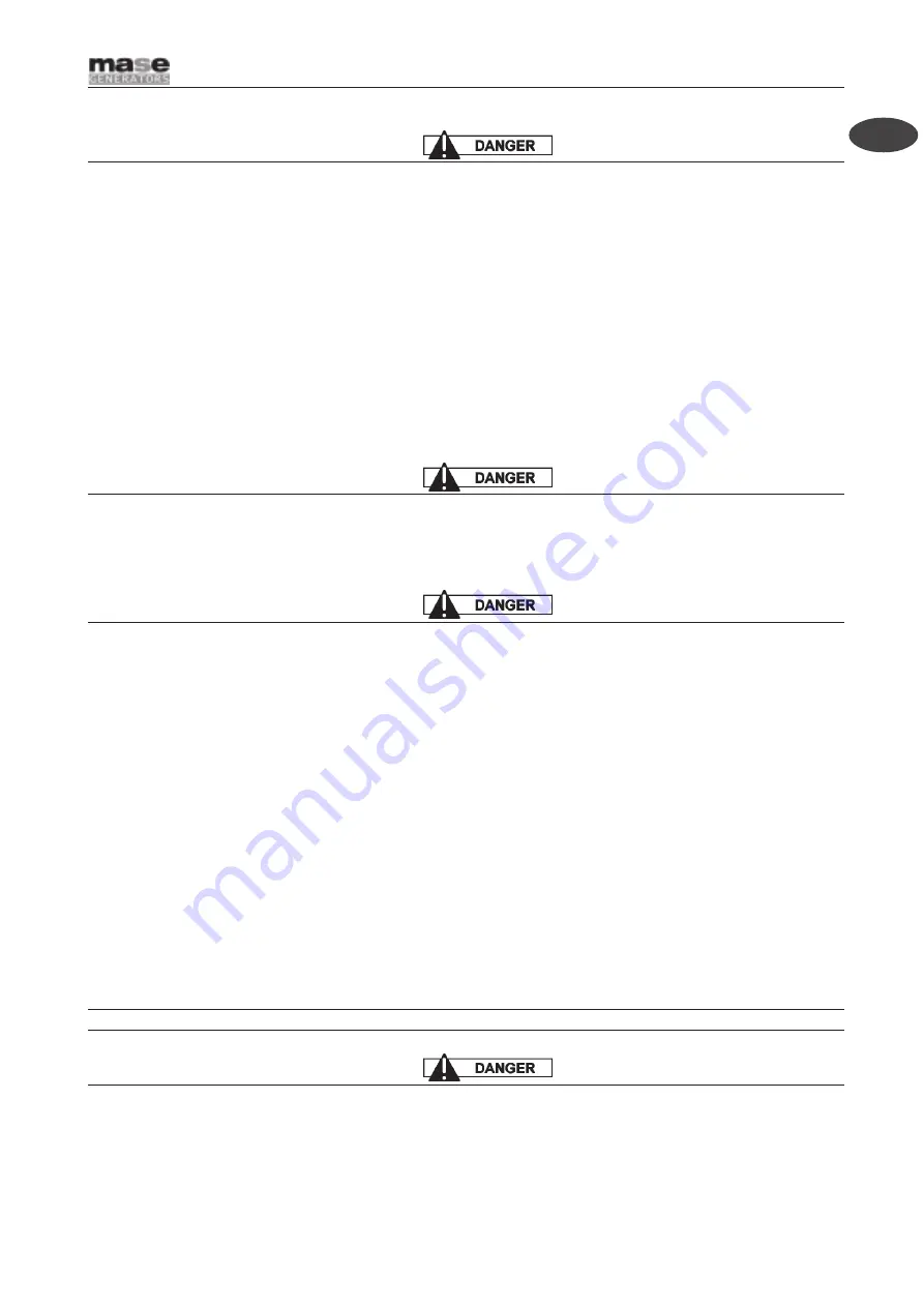 Mase Generators Voyager 6020 Auto Use And Maintenance Manual Download Page 14