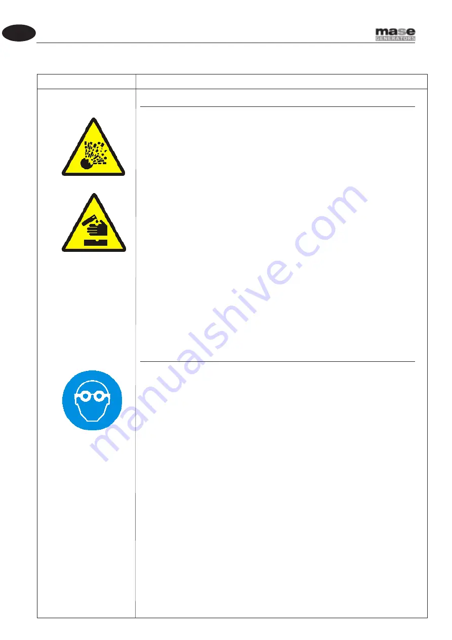 Mase MARINER 1800 Use, Maintenance And Installation Manual Download Page 13