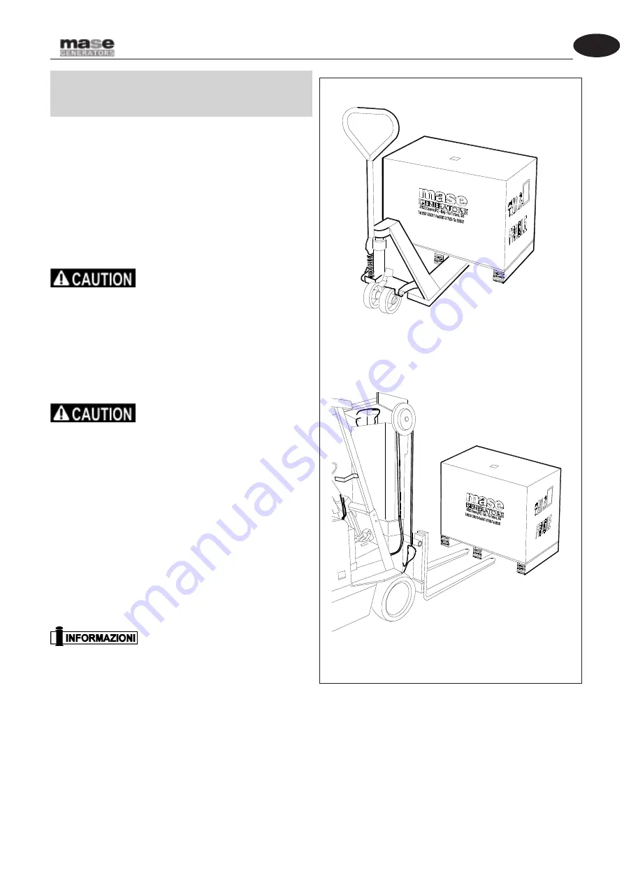 Mase MARINER 1800 Use, Maintenance And Installation Manual Download Page 42