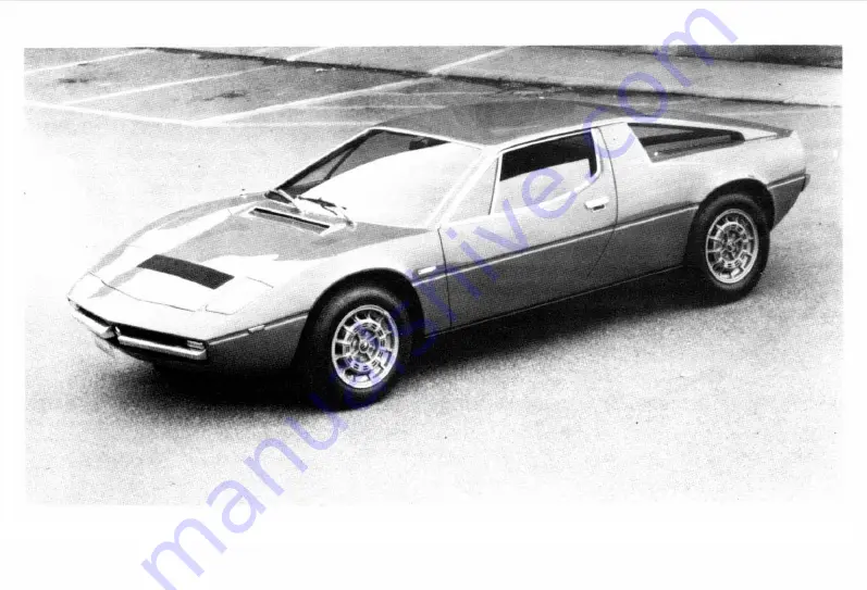 Maserati Merak AM 122 Скачать руководство пользователя страница 6