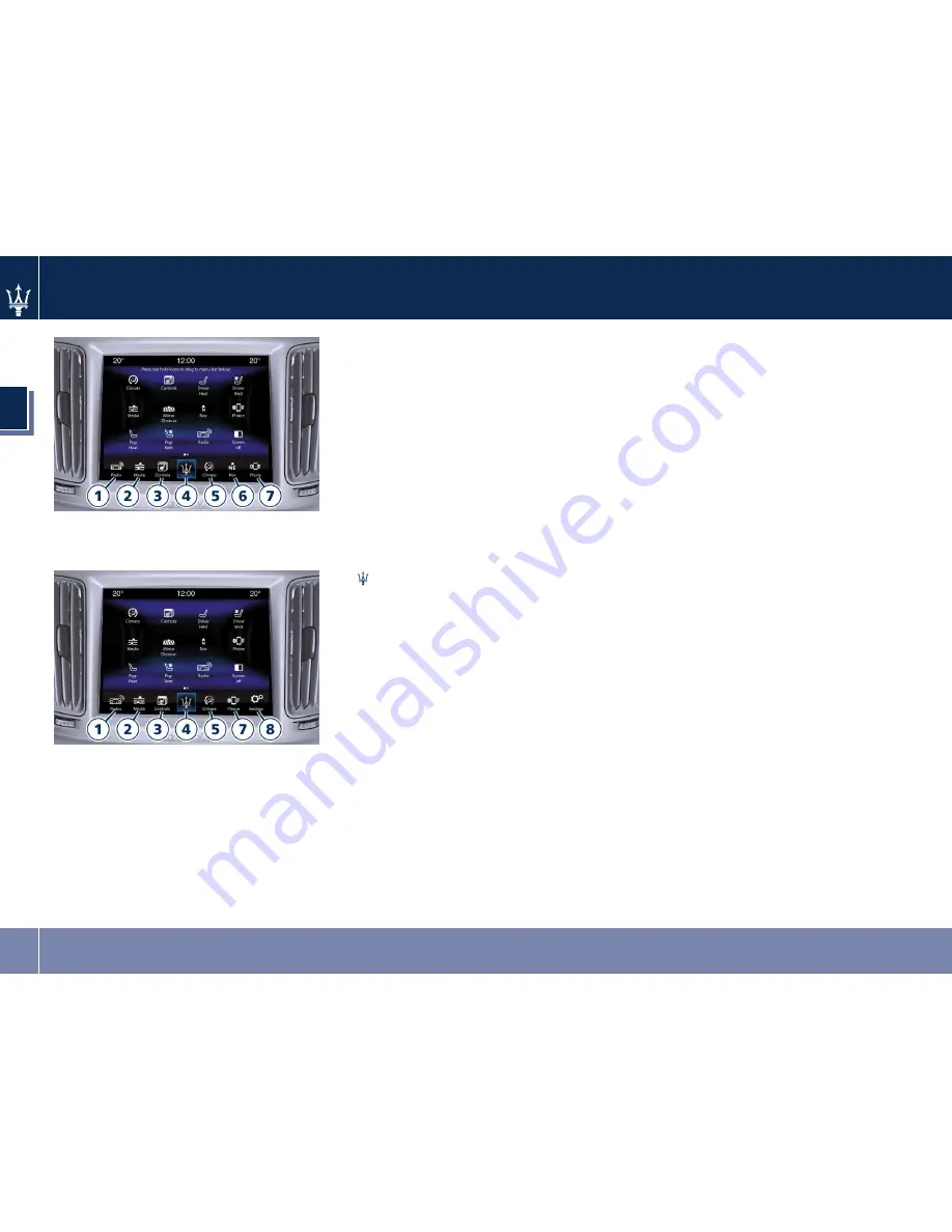 Maserati Touch Control Plus User Manual Download Page 16