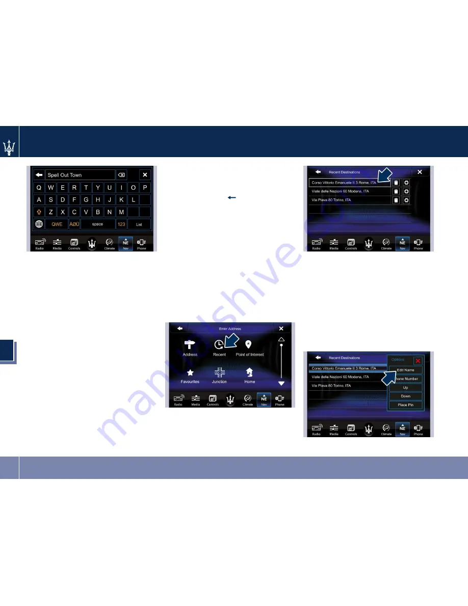 Maserati Touch Control Plus User Manual Download Page 70