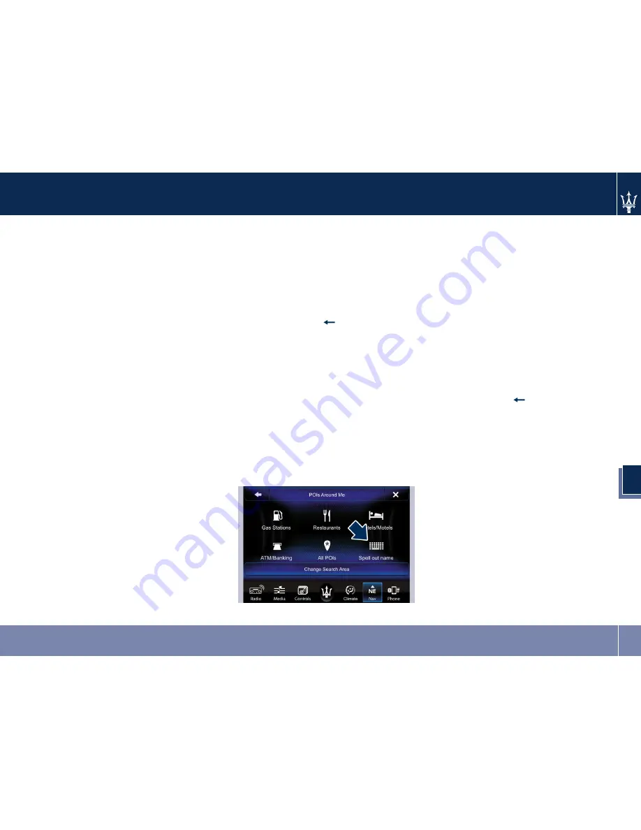 Maserati Touch Control Plus User Manual Download Page 73