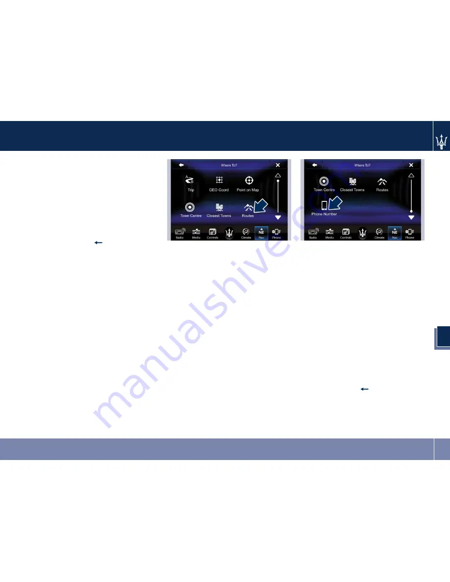 Maserati Touch Control Plus User Manual Download Page 79