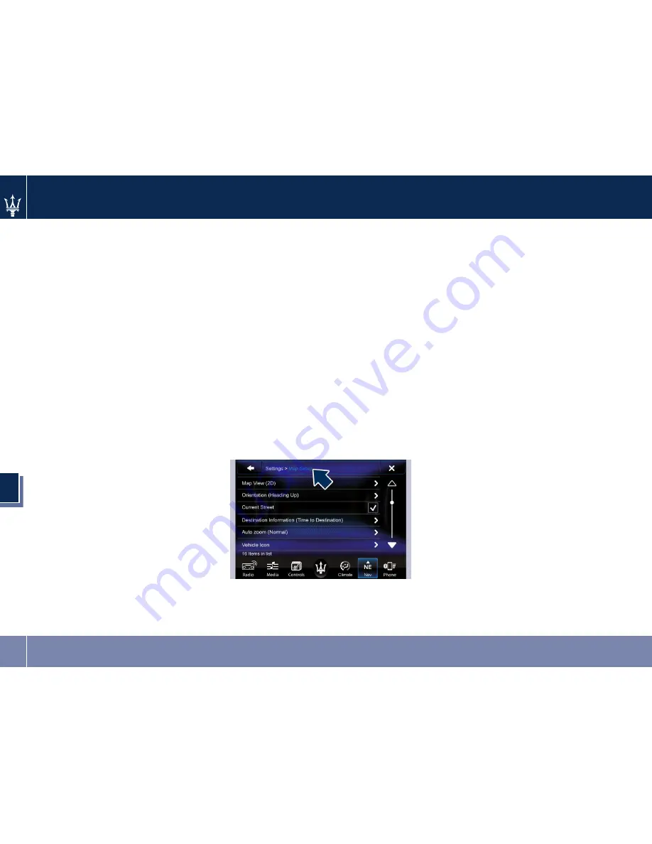 Maserati Touch Control Plus User Manual Download Page 82