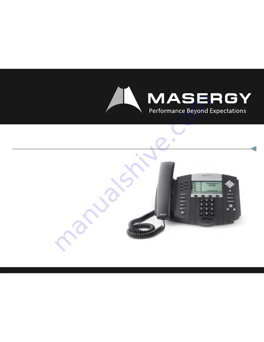 Masergy IP650 Quick Manual Download Page 1