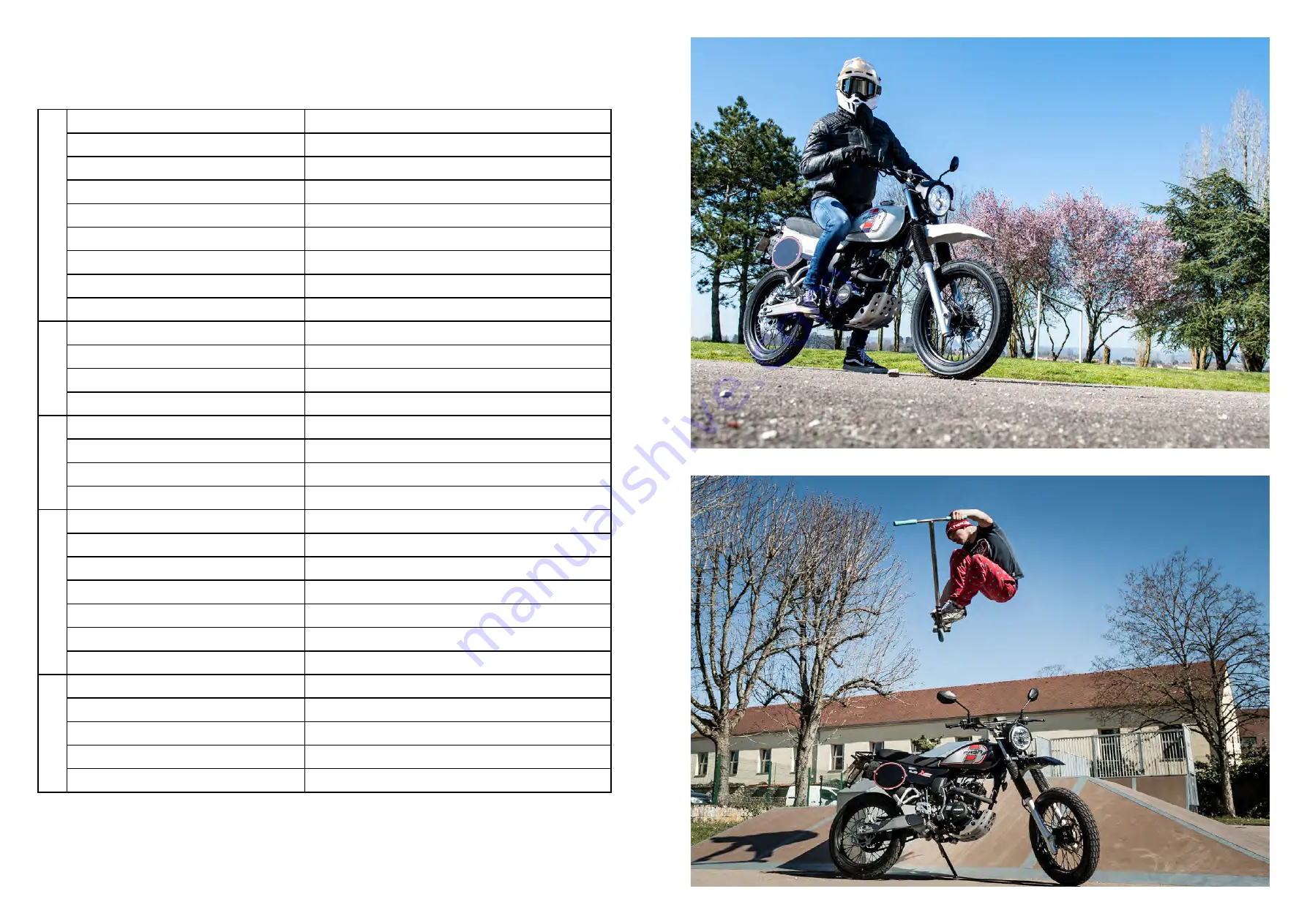 Mash 50cc X-RIDE User Manual Download Page 5