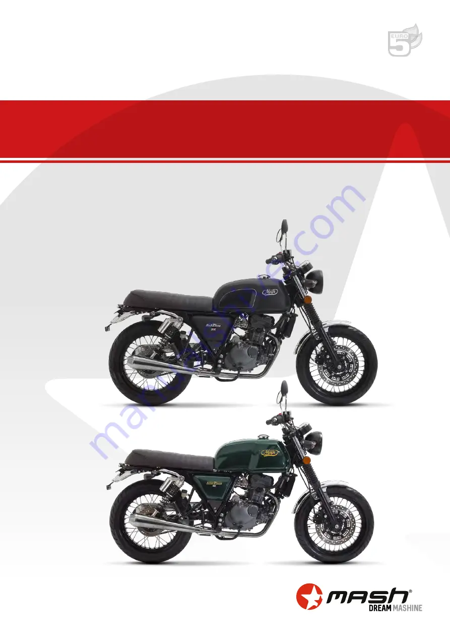 Mash BLACK SEVEN 125cc Скачать руководство пользователя страница 1