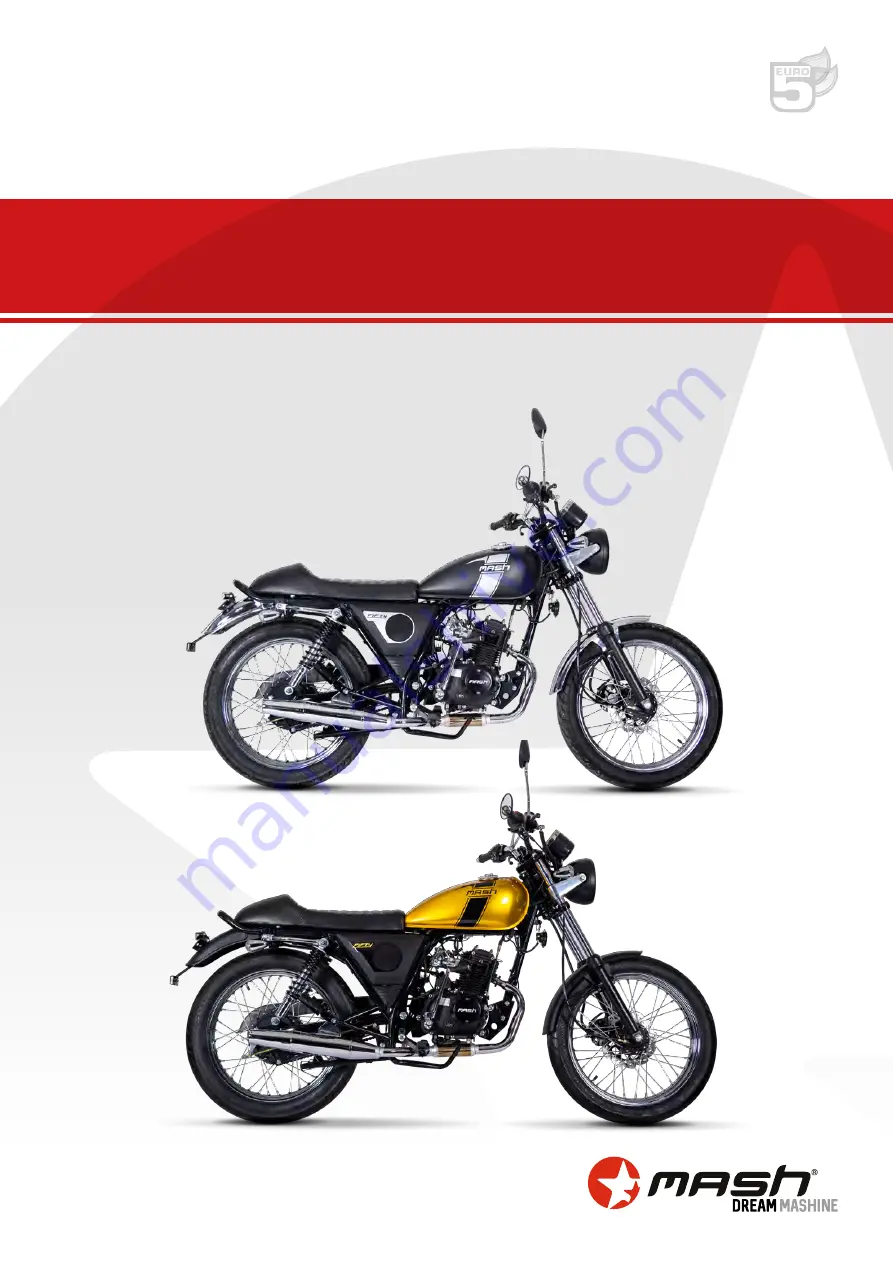 Mash Fifty 50cc Euro 5 User Manual Download Page 1