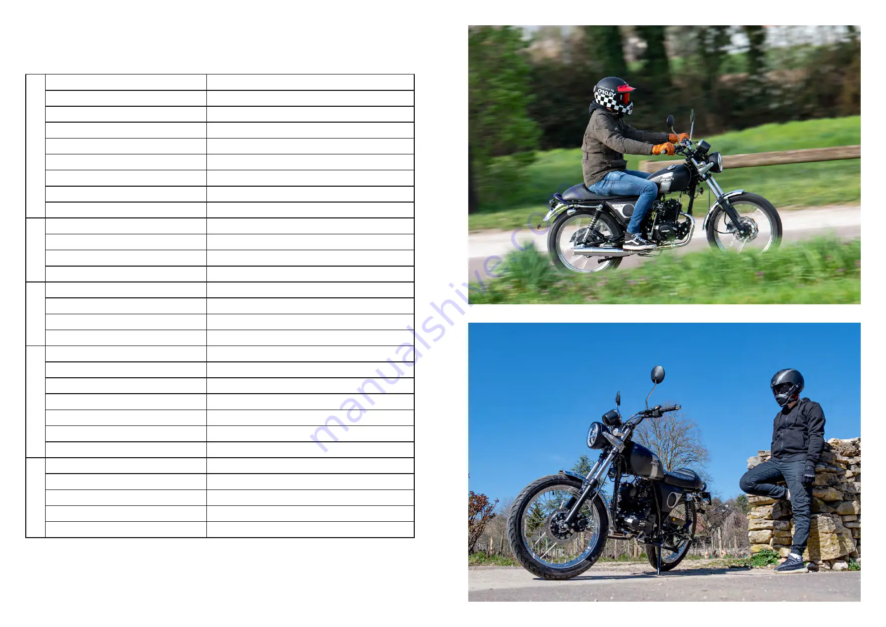 Mash Fifty 50cc Euro 5 User Manual Download Page 5