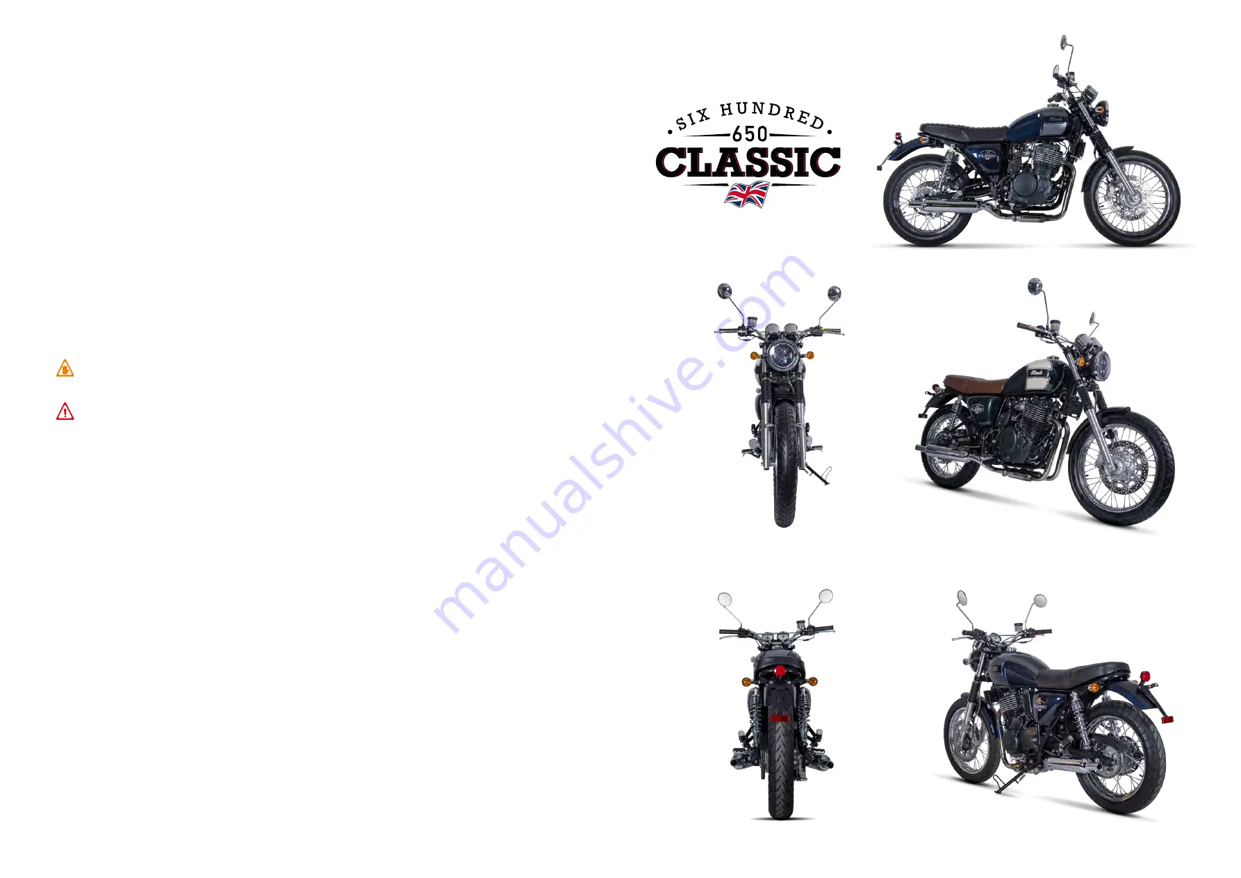 Mash Six Hundred 650cc Скачать руководство пользователя страница 3